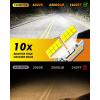 imageH1 Light Bulbs 50000LM 10X Super Brighter 11 Halogen Size 70000Hrs Lifespan 6500K White H1 Fog Lights with Cooling Fan Plug and Play Pack of 2H4HB29003
