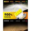 imageH11H8H9 ampamp 9005HB3 Light Bulbs Combo 60000LM 900 UltraBright 360 Adjustable Quick Install Real 11 Halogen Size 6500K Cool White H11 9005 Driving Lights Plug N Play Pack of 4H11H9H89005HB3