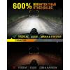 imageH49003HB2 Bulb for Motorcycle 15000LM 600 Super Brighter 11 Halogen Size 6500K Cool White 60000Hrs Long Service Life with Cooling Fan Plug and Play H4 Fog Light Pack of 1H49003 Pack of 1