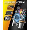 imageUpgraded H139008 Bulbs 60000LM 10X Super Brighter 85000 Hours Long Service Life 6500K Cool White Real 11 Halogen Size Fog Lights Plug N Play Pack of 29007HB5