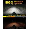 imageUpgraded H139008 Bulbs 60000LM 10X Super Brighter 85000 Hours Long Service Life 6500K Cool White Real 11 Halogen Size Fog Lights Plug N Play Pack of 2H4 Pack of 1