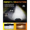 imageUpgraded H7 H7LL Light Bulbs 60000LM Insane Brightness Real 11 Halogen Mini Size H7 Fog Lights 6500K White with UltraBright LED Chips Plug and Play Pack of 2H49003HB2