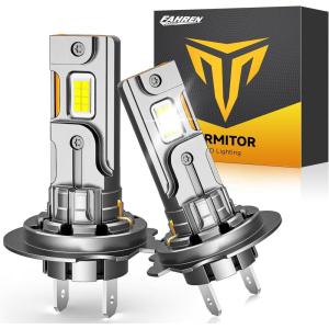 imageH49003HB2 Bulb for Motorcycle 15000LM 600 Super Brighter 11 Halogen Size 6500K Cool White 60000Hrs Long Service Life with Cooling Fan Plug and Play H4 Fog Light Pack of 1H7H7LL