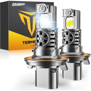 imageUpgraded H139008 Bulbs 60000LM 10X Super Brighter 85000 Hours Long Service Life 6500K Cool White Real 11 Halogen Size Fog Lights Plug N Play Pack of 29008H13