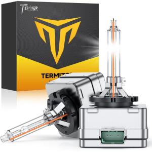 imageUpgraded H49003 Light bulb HiLow Beam50000LM 900 Super Brighter 6500K Cool White HB2 Fog Light Bulbs with Cooling Fan 11 Mini Halogen Size Plug and Play Pack of 2D3S