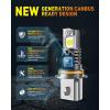 image2025 Upgraded 70000LM 9008 H13 LED Bulbs 12X UltraBright 6500K Pure White H139008 Light Conversion Kits Easy PlugNPlay Installation IP68 Waterproof Pack of 2HB59007