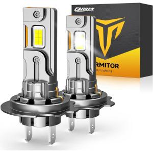 image2025 Upgraded 70000LM 9008 H13 LED Bulbs 12X UltraBright 6500K Pure White H139008 Light Conversion Kits Easy PlugNPlay Installation IP68 Waterproof Pack of 2H7H7LL