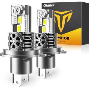 imageUpgraded H49003HB2 Bulbs 50000LM 10X Super Bright 11 Mini Size 6500K Cool White IP68 Waterproof Automotive Replacement H4 9003 Fog Lights Quick Installation Pack of 2H49003